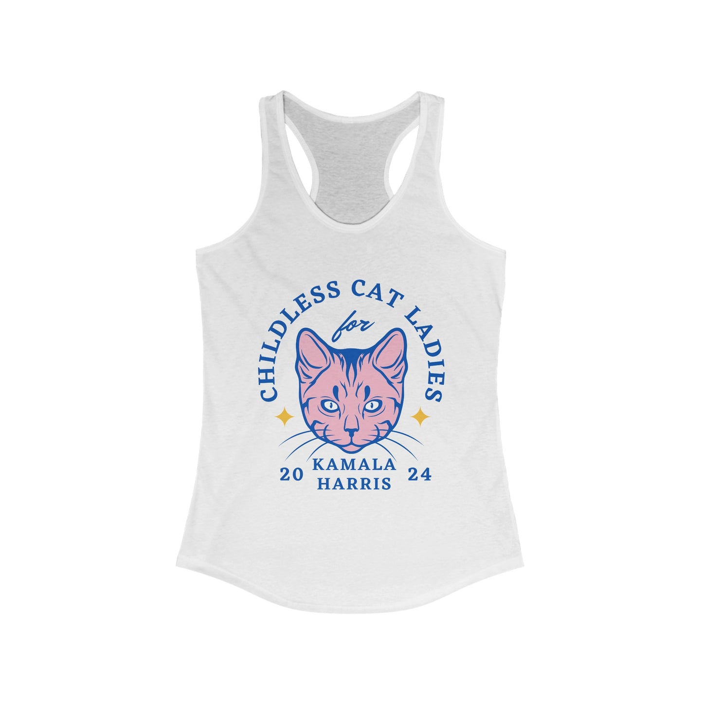 Cat Ladies for Kamala Racerback Tank