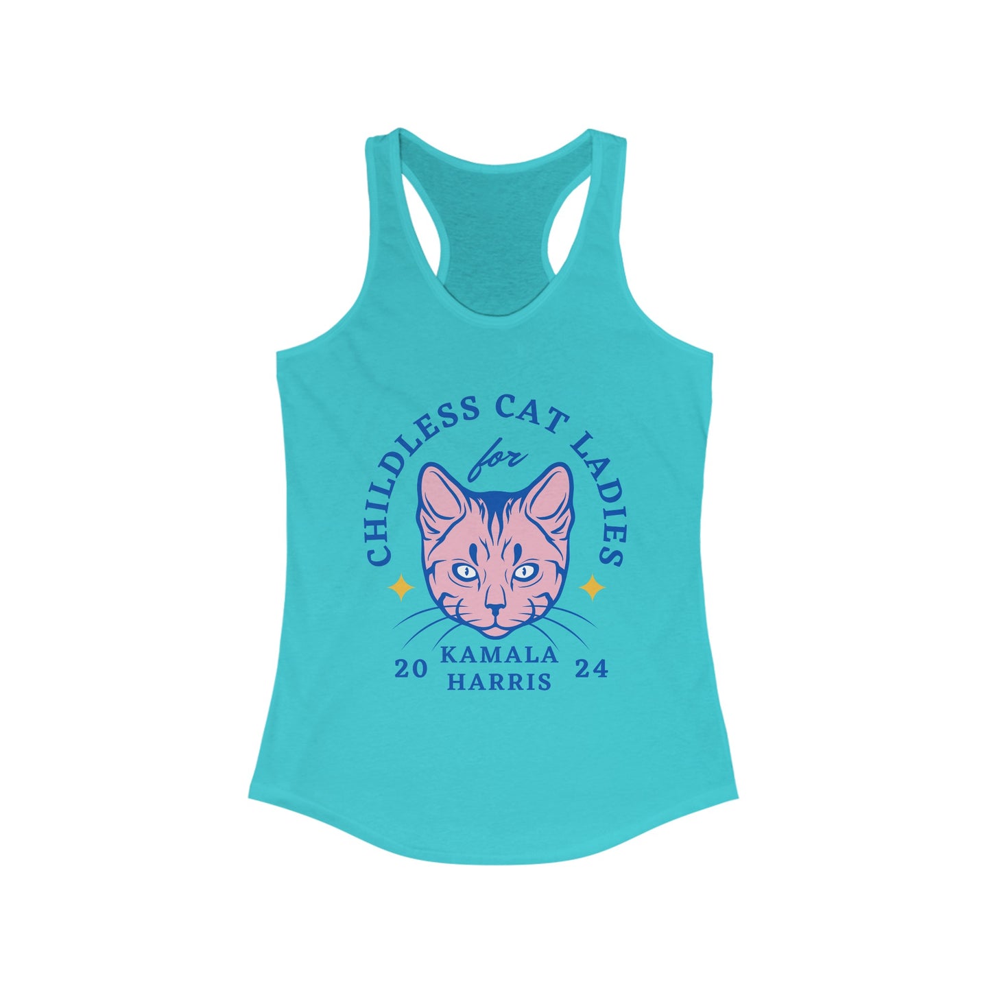 Cat Ladies for Kamala Racerback Tank