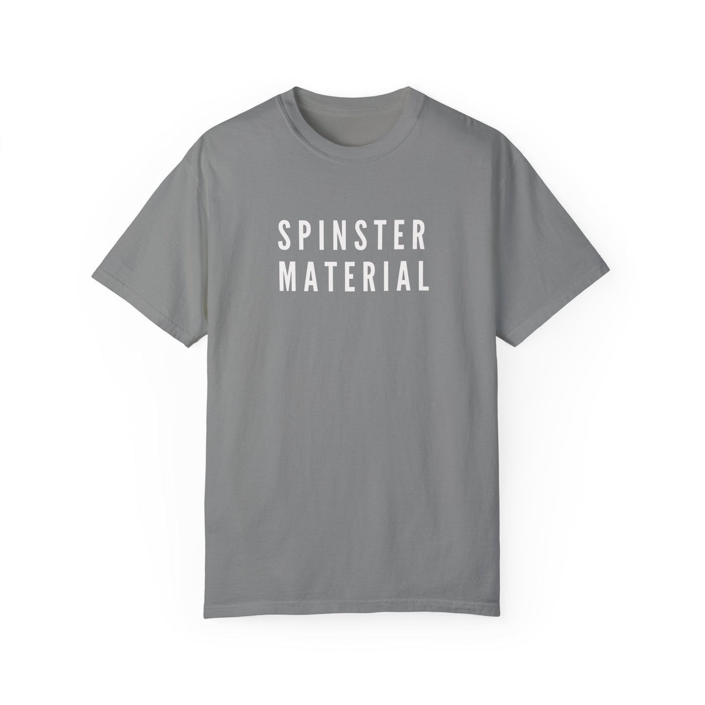 Minimal Spinster Material T-shirt