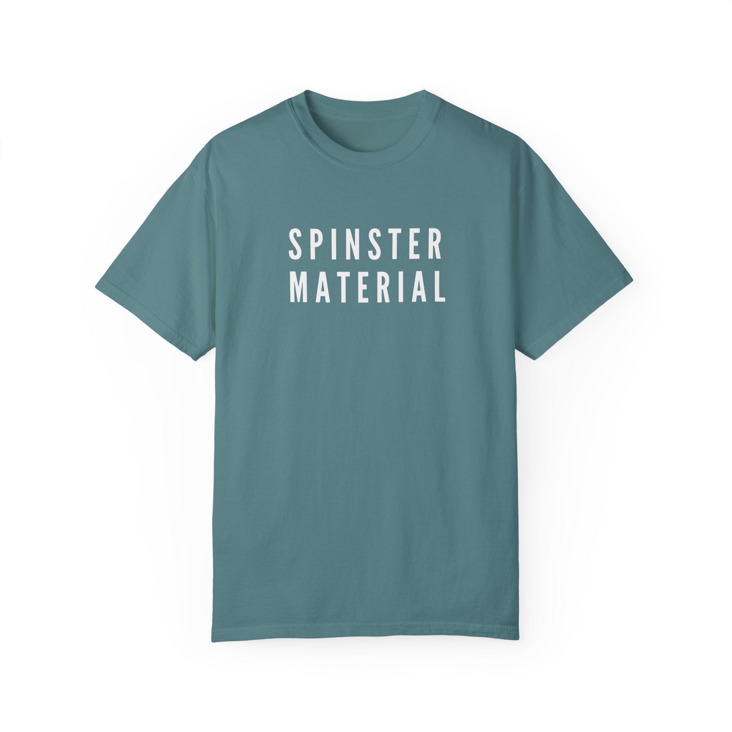 Minimal Spinster Material T-shirt