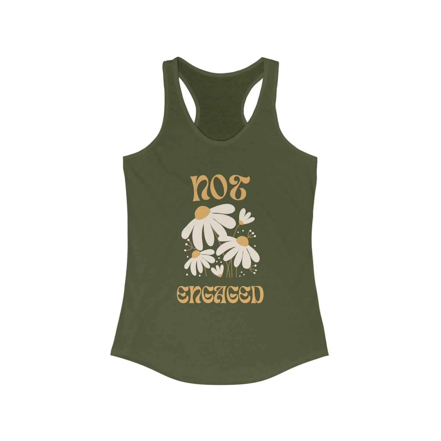 Not Engaged Racerback Tank