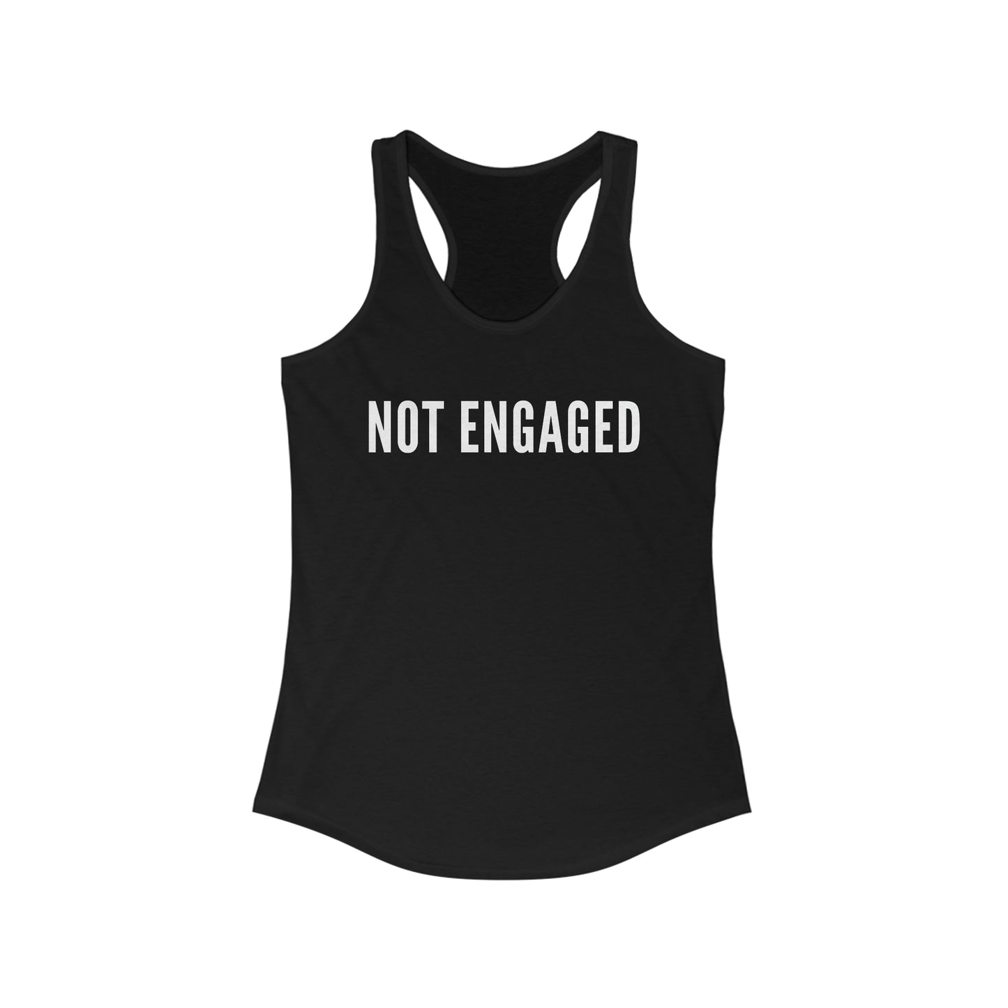 Minimal Not Engaged Racerback Tank