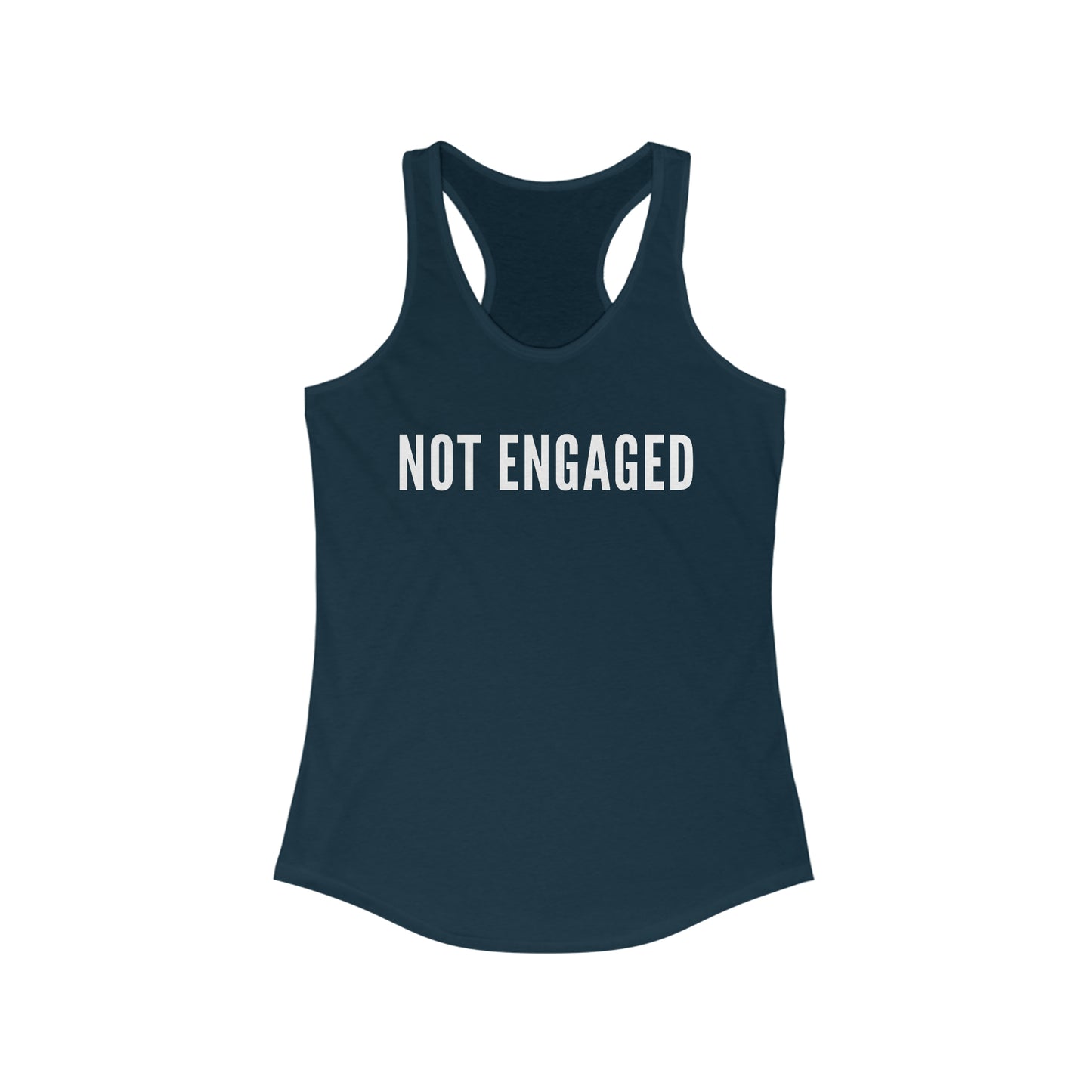 Minimal Not Engaged Racerback Tank