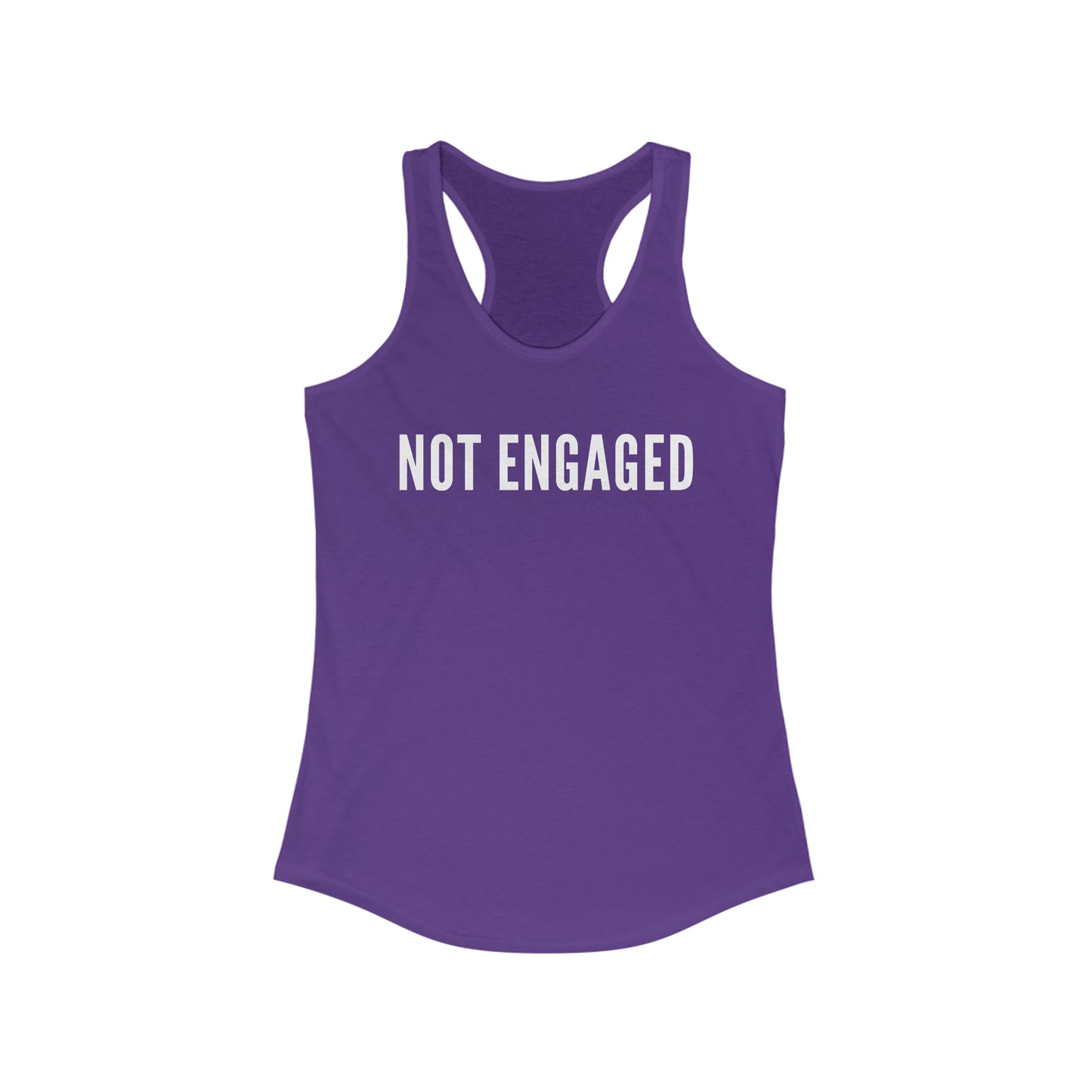 Minimal Not Engaged Racerback Tank