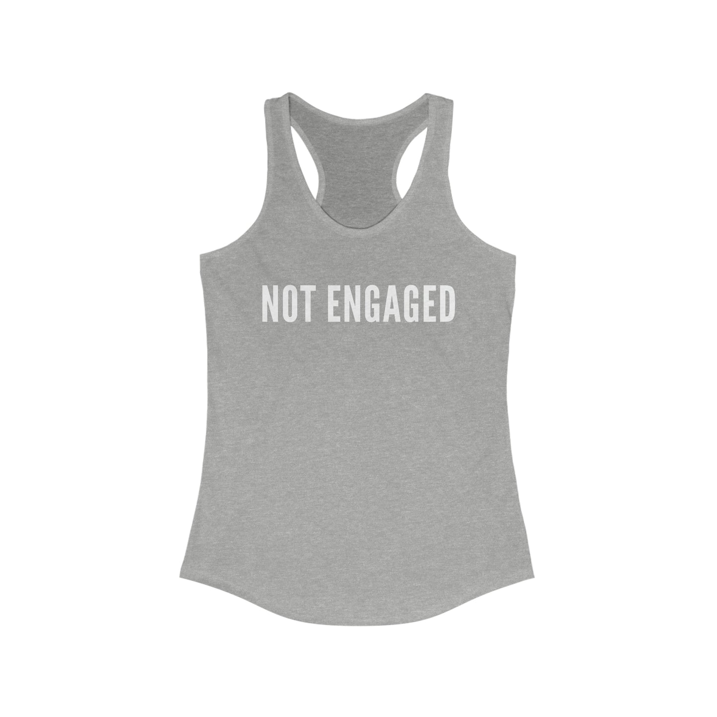 Minimal Not Engaged Racerback Tank