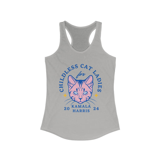 Cat Ladies for Kamala Racerback Tank