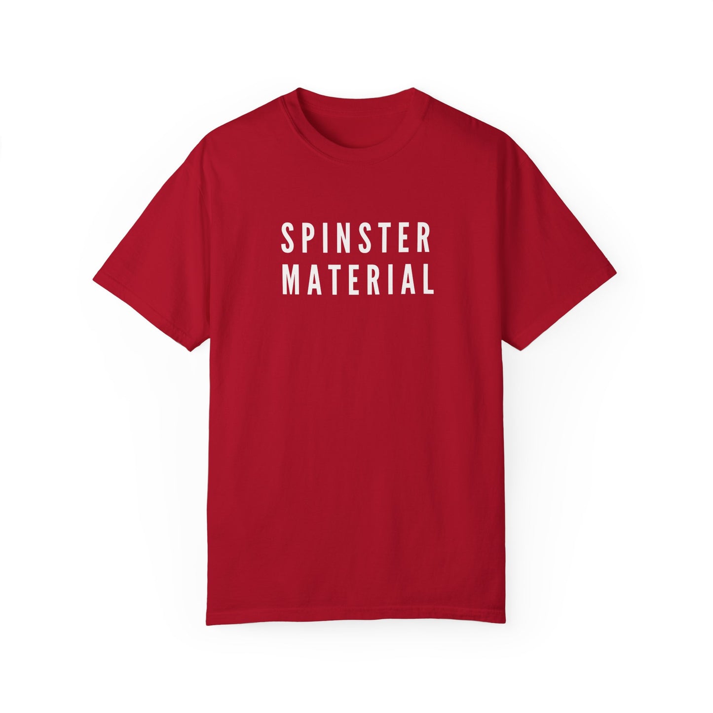 Minimal Spinster Material T-shirt